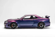 1/18 Motorhelix Nissan Skyline GT-R GTR (R34) Z-Tune (Midnight Purple)
