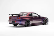 1/18 Motorhelix Nissan Skyline GT-R GTR (R34) Z-Tune (Midnight Purple)
