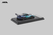 HKM 1:64 保时捷 911 (992) GT3 R Rennsport - 蓝色