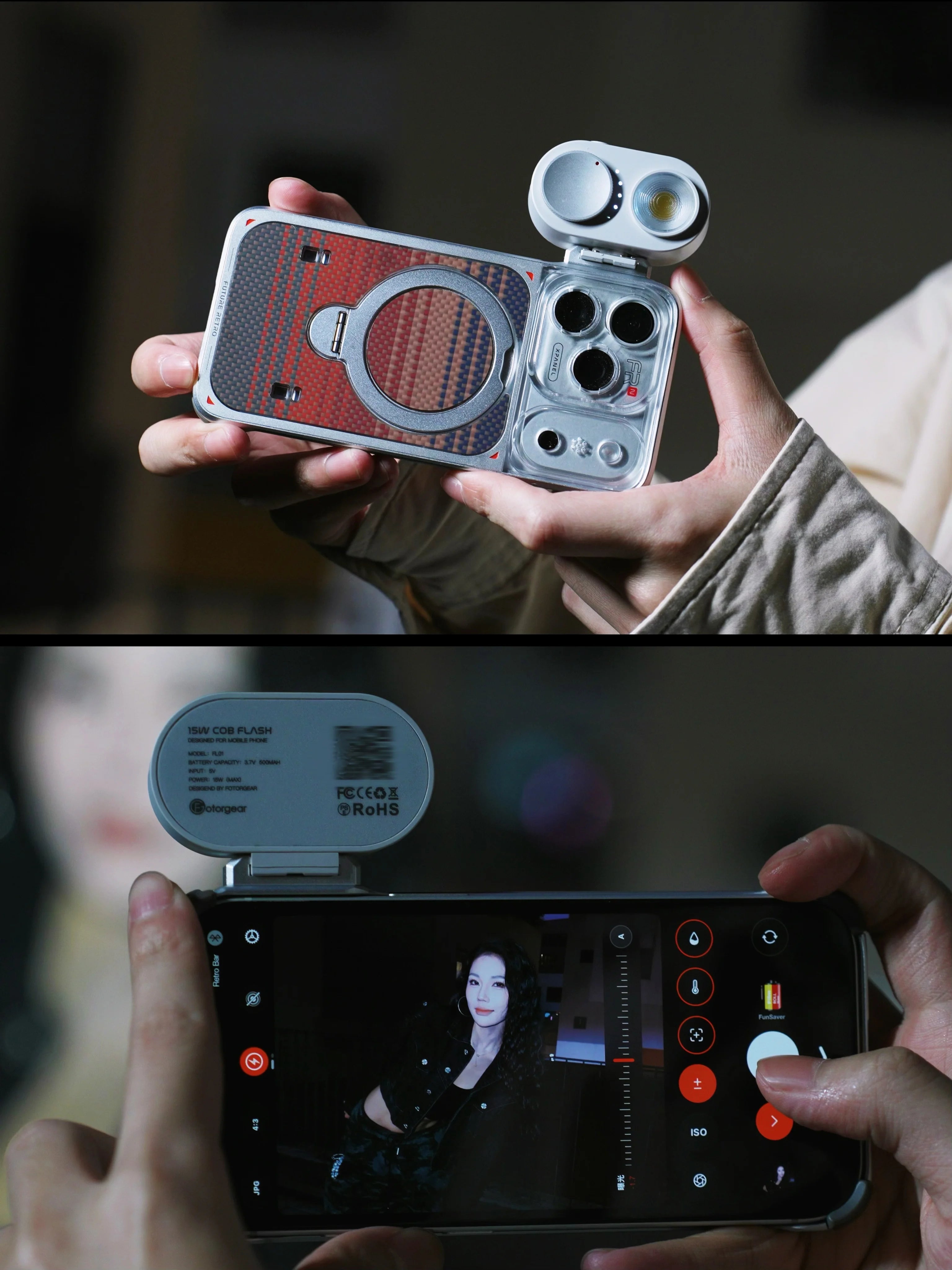 Fotorgear COB Smartphone Bluetooth Flash