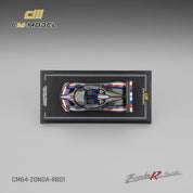 CM MODEL - 1:64 Pagani Zonda Revo Barchetta – Carbon Fiber Black