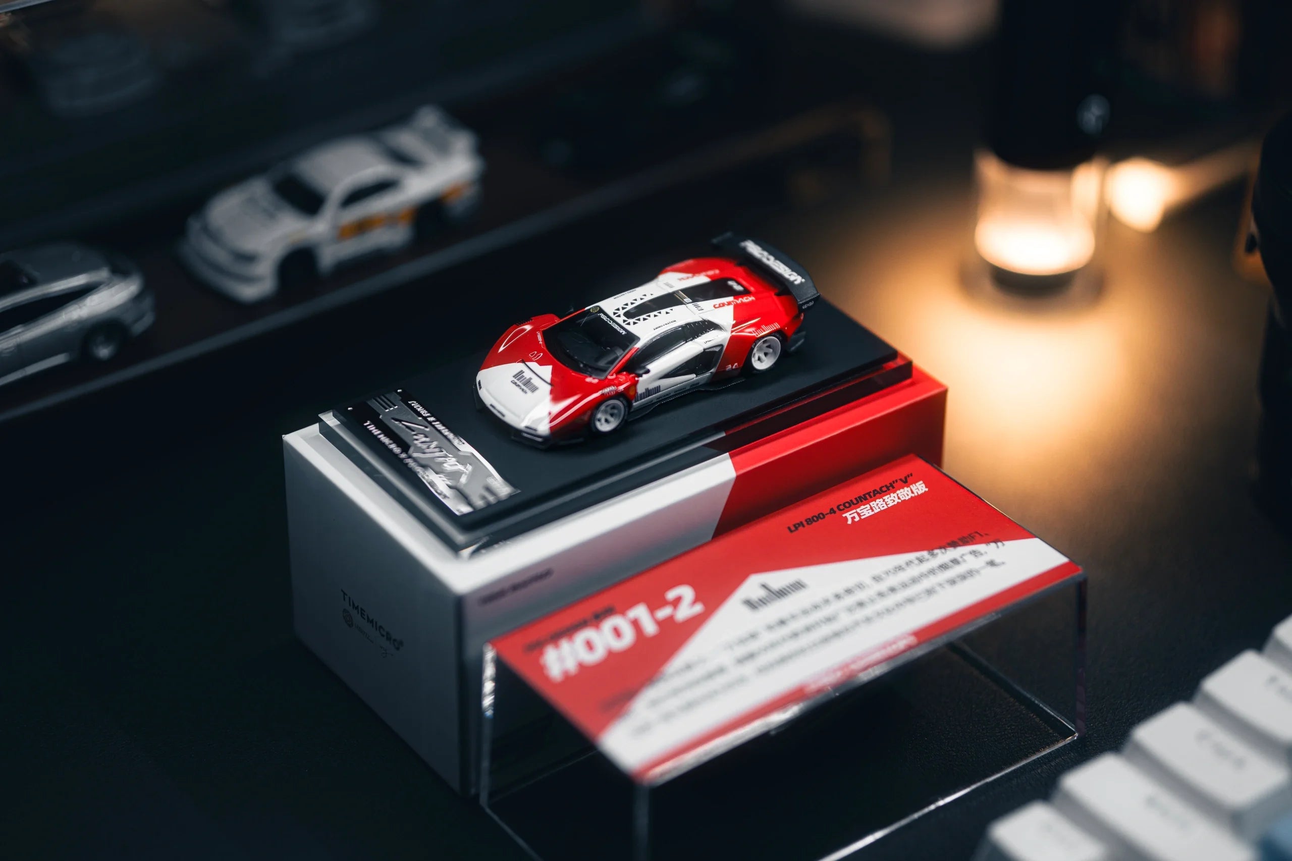 Time Micro x PSC DESIGN 1:64 Countach "V" Marlboro Livery TM647703