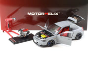 1:18 本田思域TYPE R (EK9) – 纳多灰 – MOTORHELIX