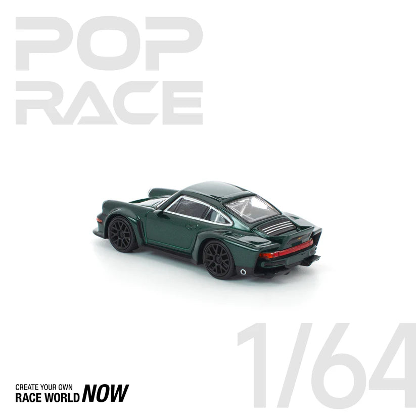POP RACE 1:64 SINGER DLS TURBO (ROAD) – GREEN - PRE ORDER