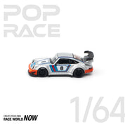 POP RACE 1/64 - RWB 930 SILVER
