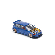POP RACE 1:64 PANDEM CIVIC EG6 METALLIC BLUE WITH OPEN HOOD PR640174