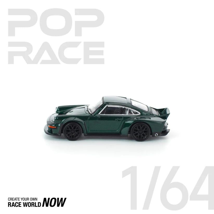 POP RACE 1:64 SINGER DLS TURBO (ROAD) – GREEN - PRE ORDER