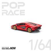 POP RACE 1:64 LAMBORGHINI COUNTACH LPI-800 – ROSSO - PRE ORDER