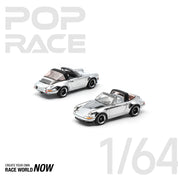 POP RACE 1/64 - SINGER TARGA SILVER CHROME