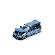 POP Race 1:64 PANDEM CIVIC EG6 - BLUE CHROME