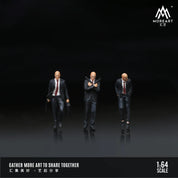 MOREART1:64 PROFESSIONAL AGENT ACTION FIGURE SET SIMULATION RESIN MODEL