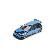 POP Race 1:64 PANDEM CIVIC EG6 - BLUE CHROME