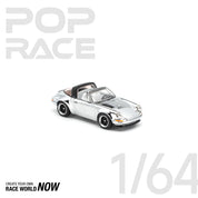 POP RACE 1/64 - SINGER TARGA SILVER CHROME