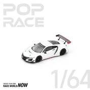 POP RACE 1:64 HONDA NSX GT3 EVO22 – WHITE - PRE ORDER