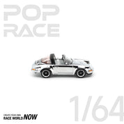 POP RACE 1/64 - SINGER TARGA SILVER CHROME