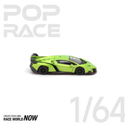 POP RACE 1/64 - LAMBORGHINI VENENO VERDE ITHACA