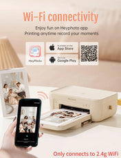Hanin CP4100 Wi-Fi Wireless Instant Photo Printer 4x6 + 1 Package of Paper