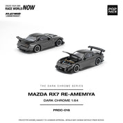 POP RACE 1/64 - MAZDA RX-7 RE-AMEMIYA DARK CHROME