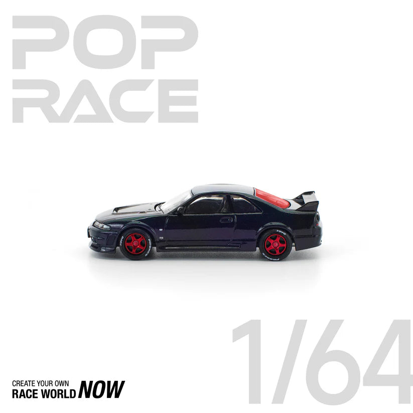 POP RACE 1:64 SKYLINE GT-R R33 GHOST CHAMELEON