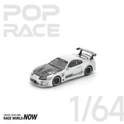 TOP SECRET GT300 SUPRA SILVER BY POP RACE - PRE ORDER