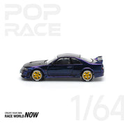 POP RACE 1:64 SKYLINE GT-R R33 NISMO MIDNIGHT PURPLE