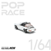 POP RACE 1/64 - SINGER TARGA SILVER CHROME