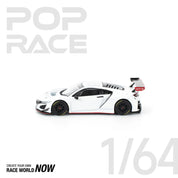 POP RACE 1:64 HONDA NSX GT3 EVO22 – WHITE - PRE ORDER