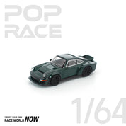 POP RACE 1:64 SINGER DLS TURBO (ROAD) – GREEN - PRE ORDER