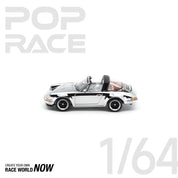 POP RACE 1/64 - SINGER TARGA SILVER CHROME