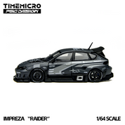 TimeMicro × PSC DESIGN 1:64 Impreza "Raider“ of the gray stripe painted replica