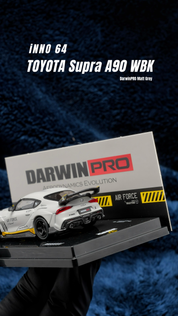 INNO 1:64 Toyota SUPRA A90 Darwin PRO in Matte Grey
