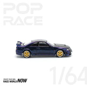 POP RACE 1:64 SKYLINE GT-R R33 NISMO MIDNIGHT PURPLE