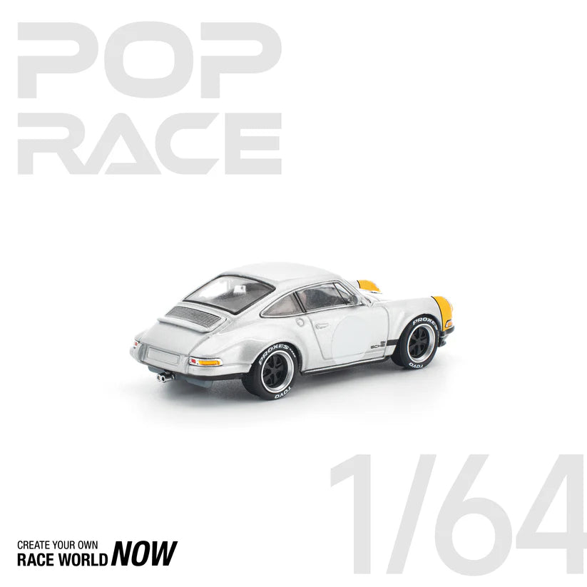 POP RACE 1:64 SINGER YELLOW/SILVER