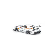 POP RACE 1/64- LB SUPER SILHOUETTE RX7 (FD3S) WHITE NEW TOOLING