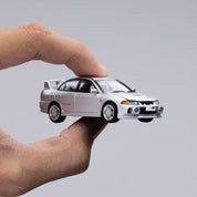 POPRACE PR64-140 Mitsubishi Lancer Evolution IV Sliver 1/64