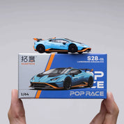 1/64 LAMBORGHINI HURACÁN STO BLU LAUFEY/ARANCIO XANTO
