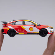 POP RACE 1/64 SHELL HONDA CIVIC TYPE R