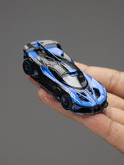 Rhino Model RM 1/64 Bugatti bolide blue
