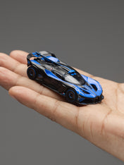 Rhino Model RM 1/64 Bugatti bolide blue