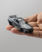 MINIGT - 1/64 Nissan Skyline GT-R Dark Metal Gray (NISMO BNR34 CRS Version)