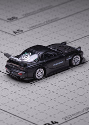 MAZDA RX7 RE-AMEMIYA - GUN METAL - POP RACE