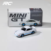 Porsche 911 Carrera RS 2.7 Grand Prix White with Blue Livery