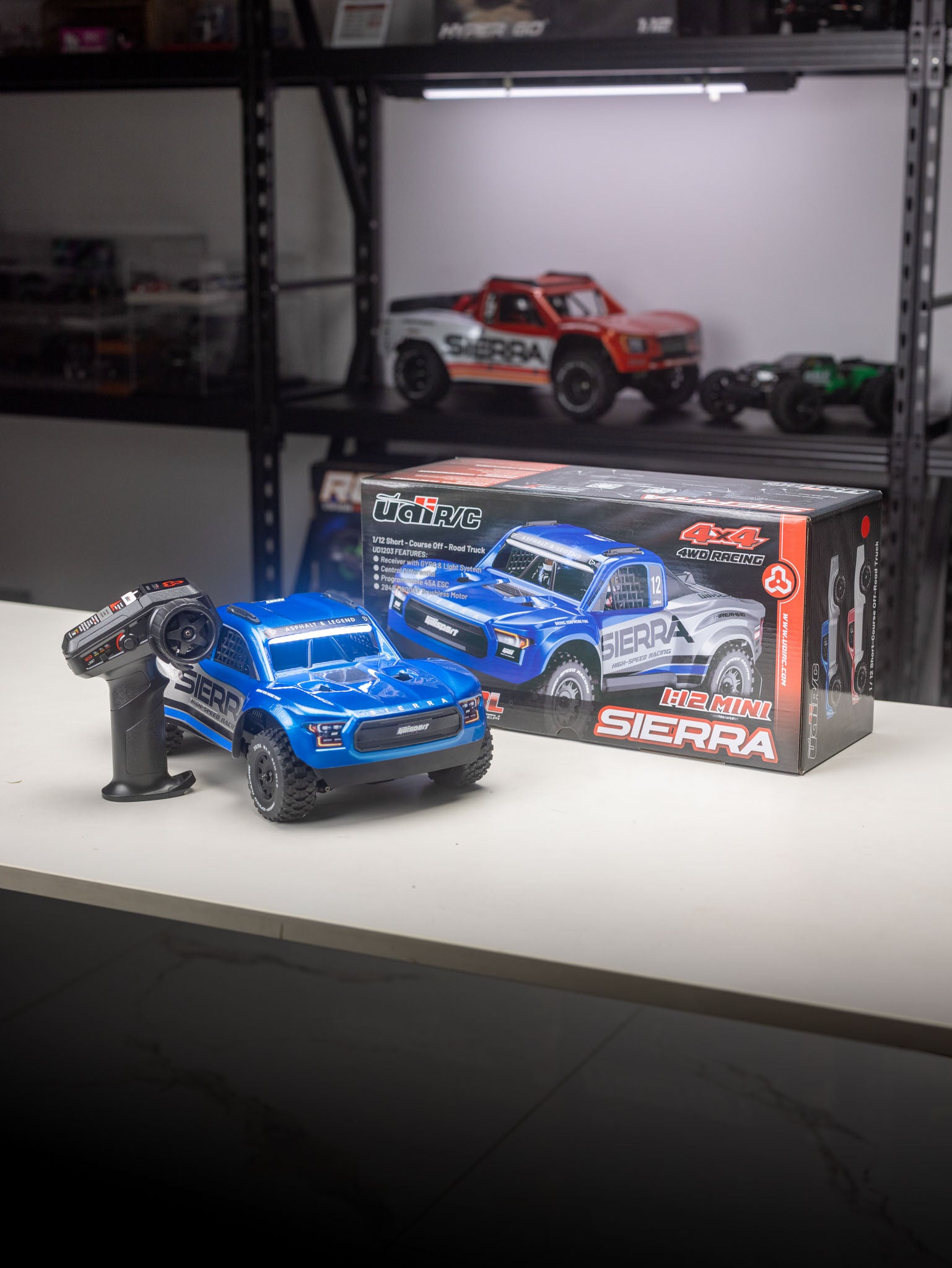 UDIRC SIERRA UD1203 1/12 4WD Brushless RTR RC Trophy Truck ( Red )