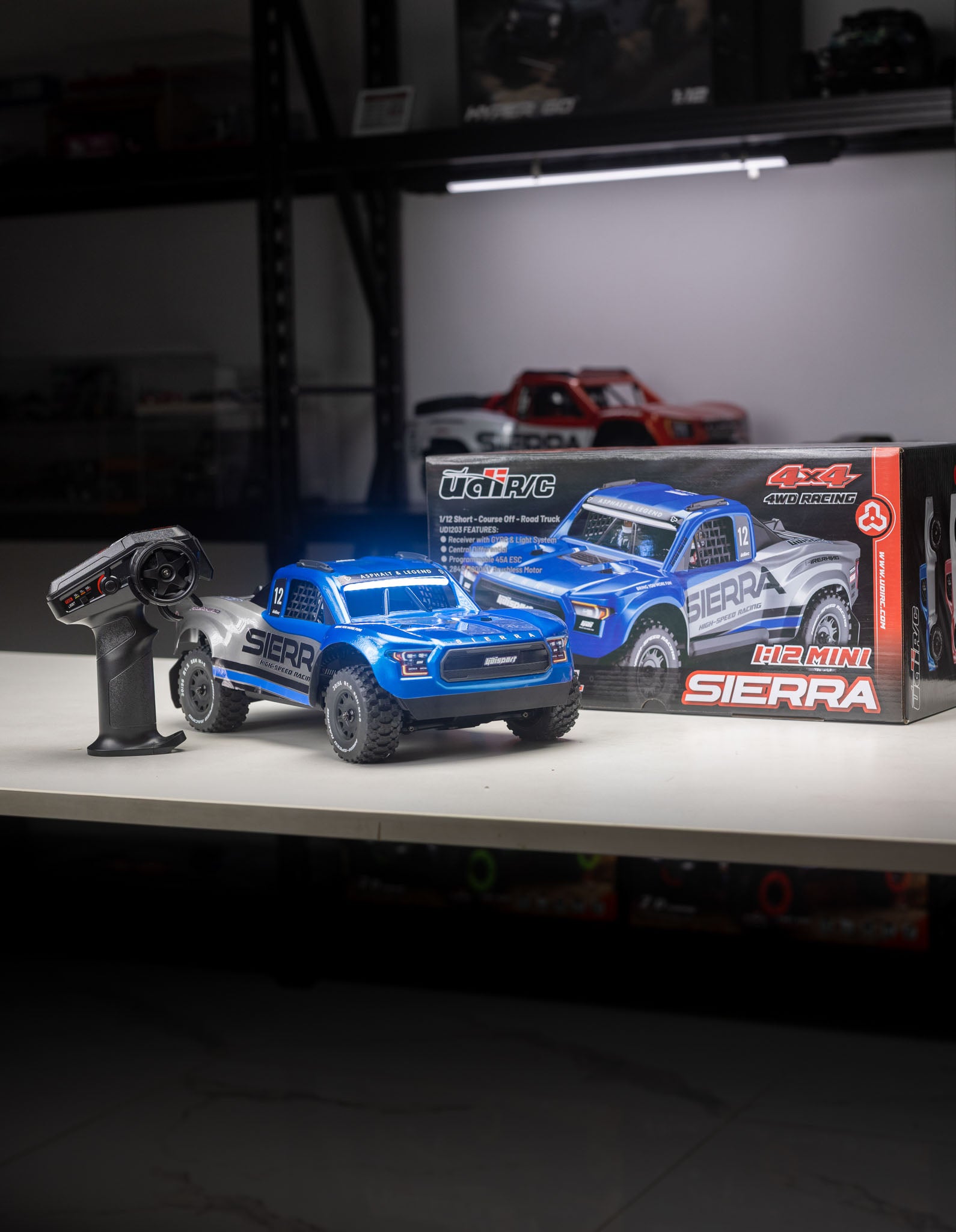 UDIRC SIERRA UD1203 1/12 4WD Brushless RTR RC Trophy Truck ( Red )