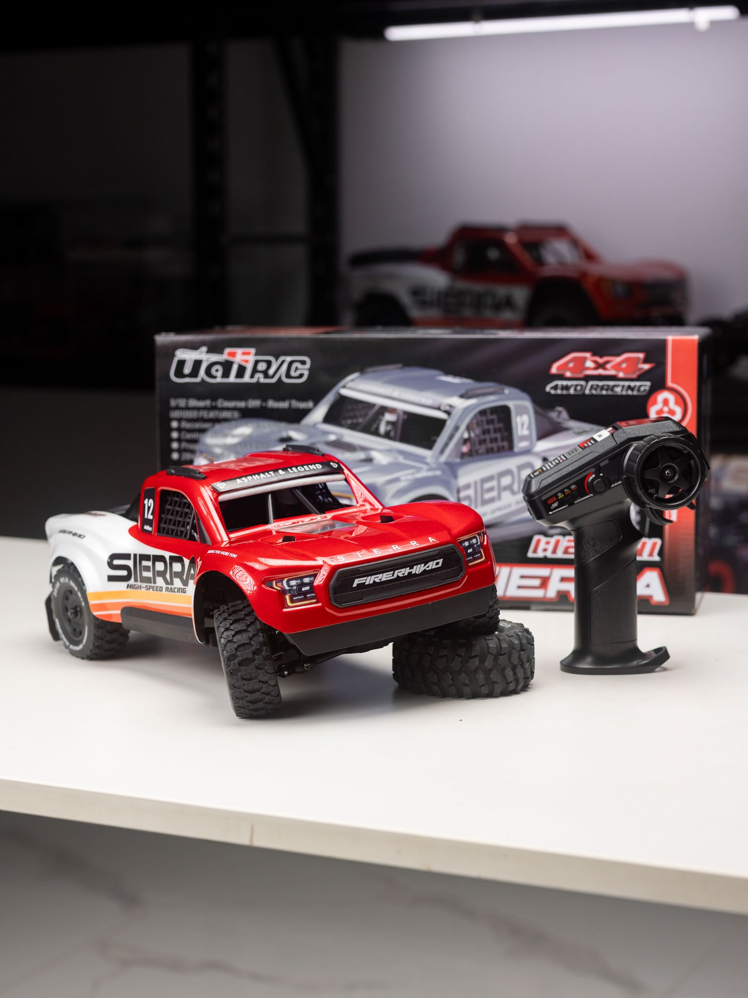 UDIRC SIERRA UD1203 1/12 4WD Brushless RTR RC Trophy Truck ( Red )