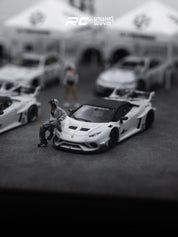 Full Set Liberty Walk 1/64 White livery setup