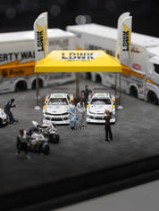 Full Set Liberty Walk 1/64 Yellow Lightning livery setup