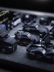 Nakai San 1/64 Porsche Matte Black Collection