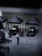 Nakai San 1/64 Porsche Matte Black Collection