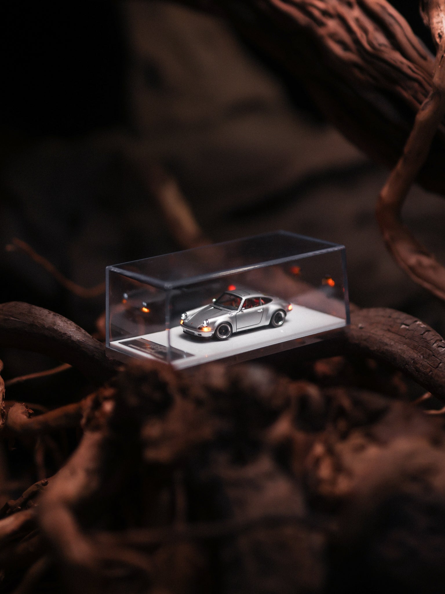 Porsche 1/64 Resin with LED Modified